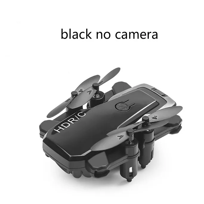 Мини Дрон Rc вертолет селфи Дроны с камерой HD профессиональные детские игрушки для мальчиков Мини карманный Радиоуправляемый Дрон Складная маленькая игрушка - Цвет: black no camera