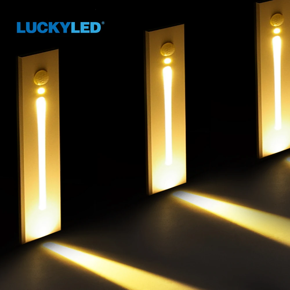 Встраиваемая настенная Светодиодная лампа LUCKY комнатное освещение для коридора