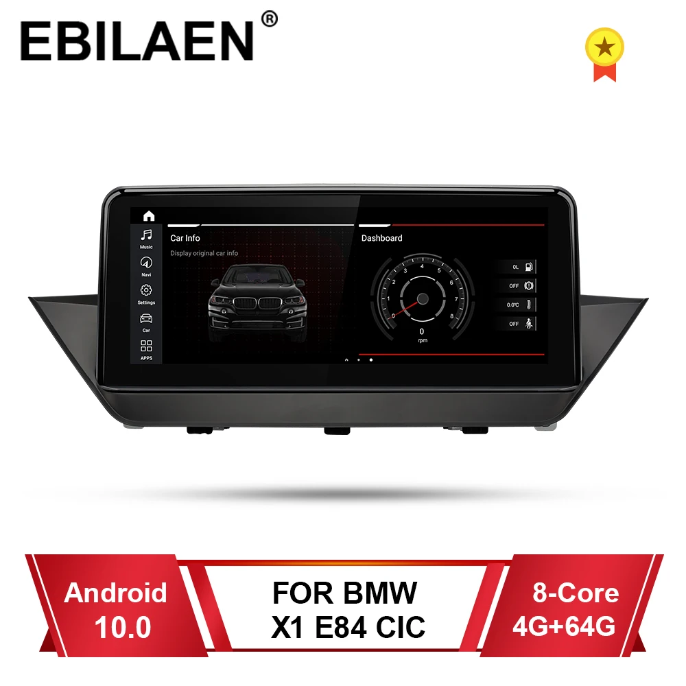 

Car Multimedia GPS Player for BMW X1 E84 2009-2015 Android 10.0 Autoradio Navigation iDrive CIC 4GB 64GB 10.25' Headunit Screen