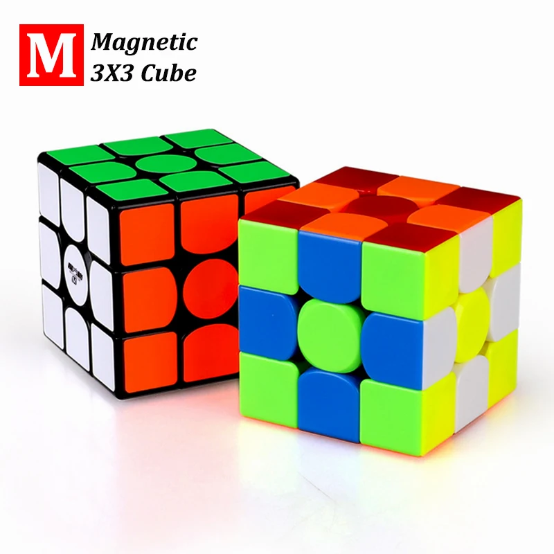 Qiyi Mofangge Магнитный куб 3x3 куб головоломка для детей игрушки Скорость Cubo Magico Магнитная 3x3x3 Profissional подарок