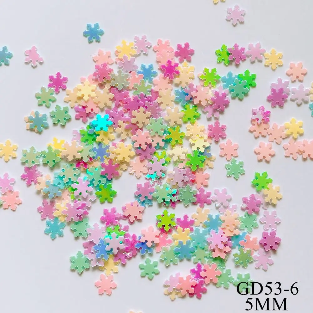 GD53-6 100 г/пакет смешанные конфеты-цвета ногтей искусство товары с блестками Квадратный Круг Сердце Бабочка звезда блески различной формы украшения - Цвет: GD53-6