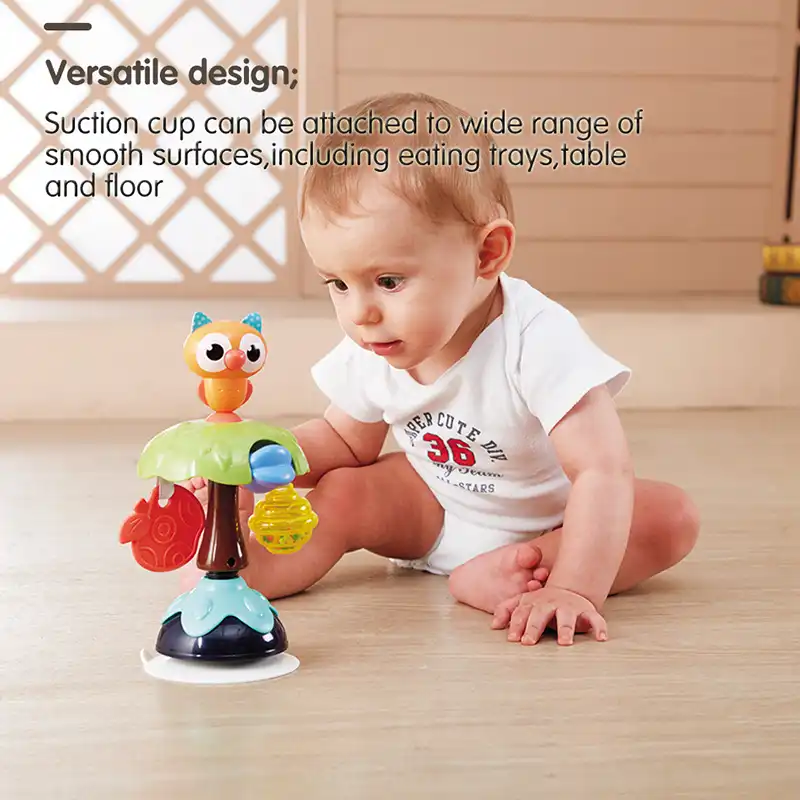 Hola 3150b 2 En 1 Ventouse Chaise Haute Jouet Pour Bebes 0 12 Mois Silicone Bebe Hochet Jouets Pour Tout Petits Educatifs Enfants Jouets Aliexpress
