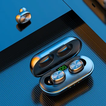 B5 tws bluetooth 5.0イヤホンワイヤレスヘッドフォンスポーツ防水ミニイヤホンiosのandroid携帯