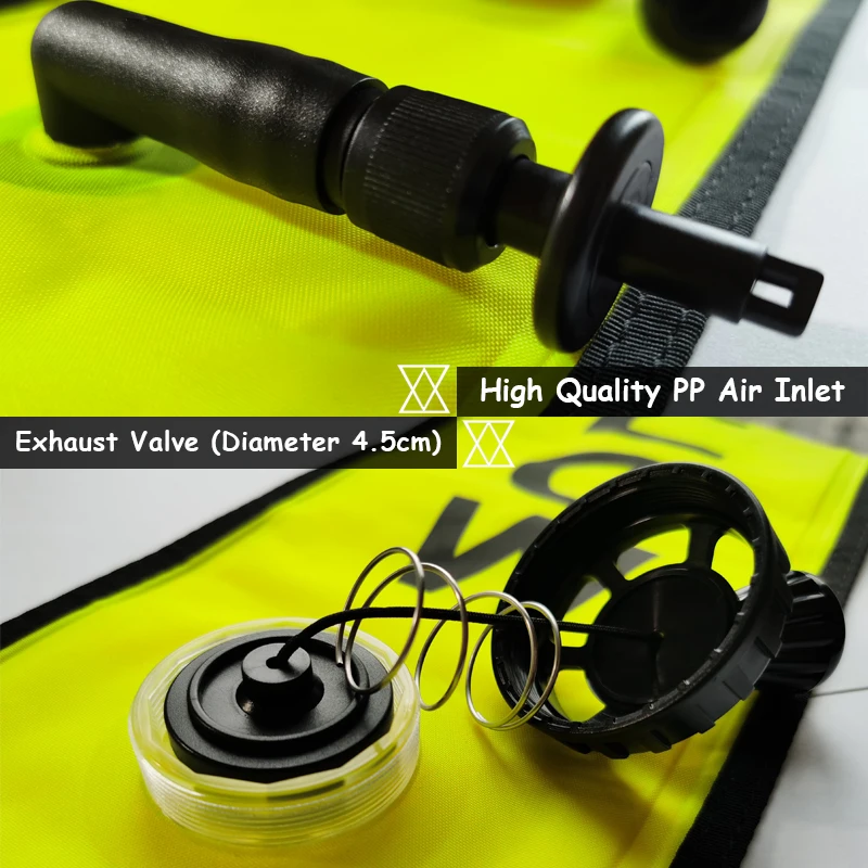 DIVING SMB 1.2m 1.5m 1.8m Buoy Colorful Visibility Safety Inflatable Scuba Diving SMB Surface Signal Marker Buoy Accessory 4