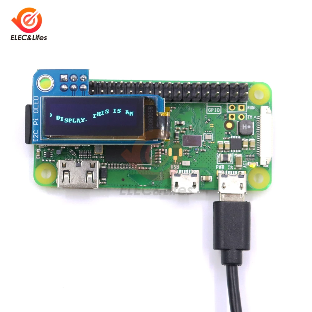0,91 дюймов OLED I2C SSD1306 IIC Серийный синий oled-дисплей модуль 128X32 SSD1306 ЖК-экран для Raspberry Pi компьютера