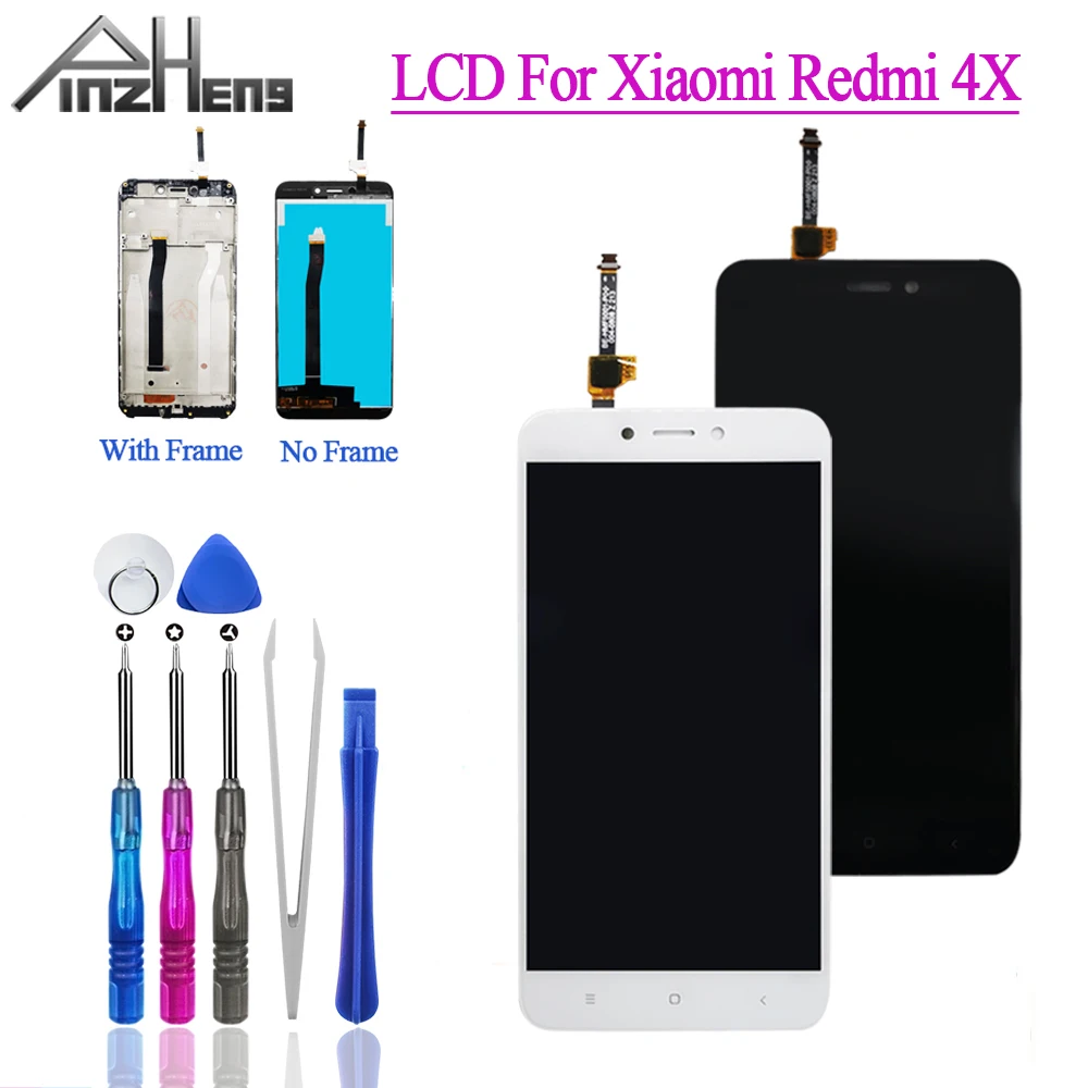 ЖК дисплей PINZHENG для телефона Xiaomi Redmi 4X сменный дигитайзер в сборе|Экраны