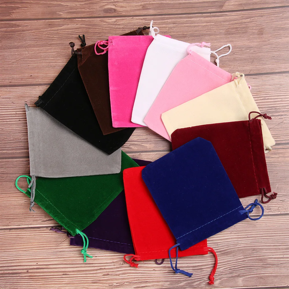 10x12cm Small Velvet Drawstring Pouch Bag Durble Christmas//Wedding Gift Bags
