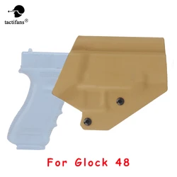 Hunting Glock 48 Tactical Kydex Holster Paddle Mounted Adjustable Retention For Airsoft Belt G48 Pistol Paintball Accessories