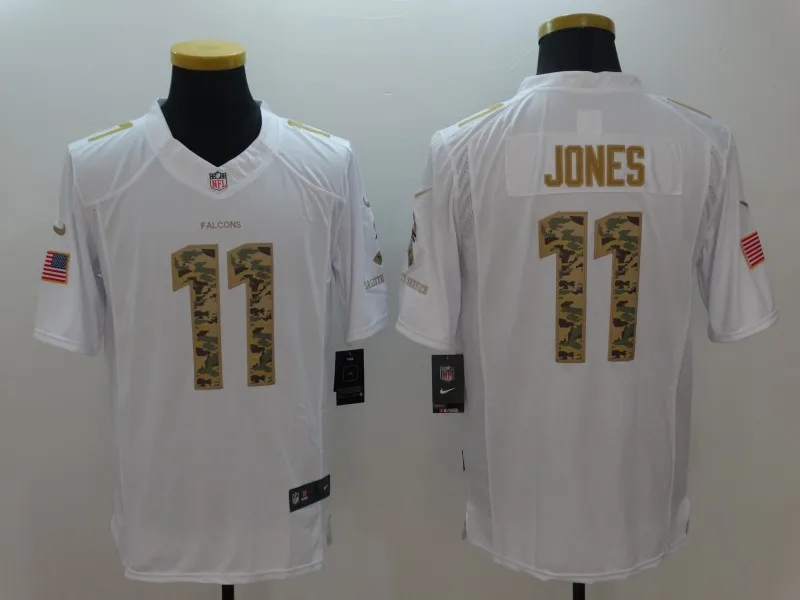 COLOR AS PHOTO SHOWN Сшитый для мужчин, Atlanta Matt Ryan Julio Jones Desmond Trufant Devonta Freeman Green Salute Jersey - Цвет: COLOR AS PHOTO SHOWN