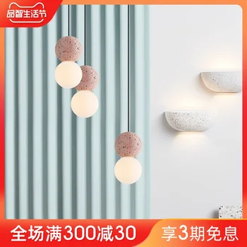 

modern hanging lamp luminaire rope LED pendant lights restaurant Home Decoration E27 Light Fixture industrial lamp