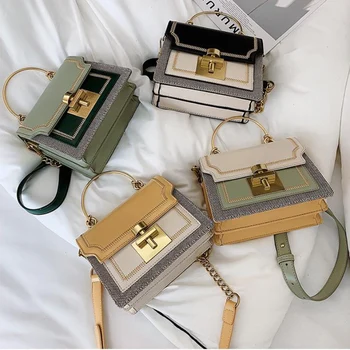 

PU Leather Women's Shoulder Bag Retro Casual Handbag 2020 Trend Fashion Messenger Bag Female Wallet