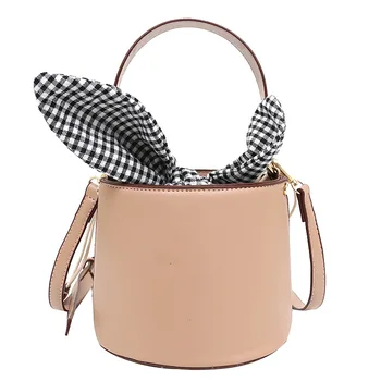 

Forest simple female bag new mini cute handbag wild bow bucket bucket bun mother shoulder bag
