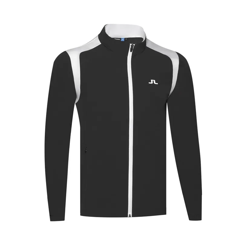 Black K Мужская спортивная куртка для гольфа 3 цвета одежда для гольфа s-xxl выбрать одежду для гольфа для отдыха - Color: Black