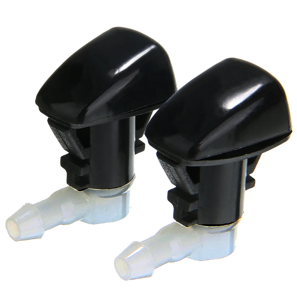 2pcs Car Vehicle Right Left Windshield Washer Sprayer Nozzle Black Car Accessories For Dodge Durango 2011-2019
