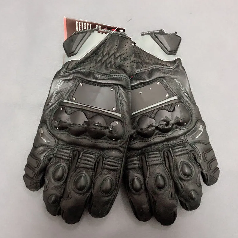 Dain 4 тактные EVO перчатки мотоциклетные кожаные красные черные перчатки