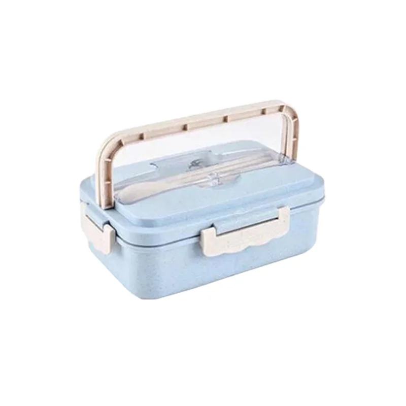 Bento Box Новые современные Изолированные сумки с молнией Оксфорд большой емкости Ланч-бокс для бэнто, в упаковке, для разогревания в микроволновой печи пшеницы комплект контейнеров для завтрака - Цвет: Bento Box