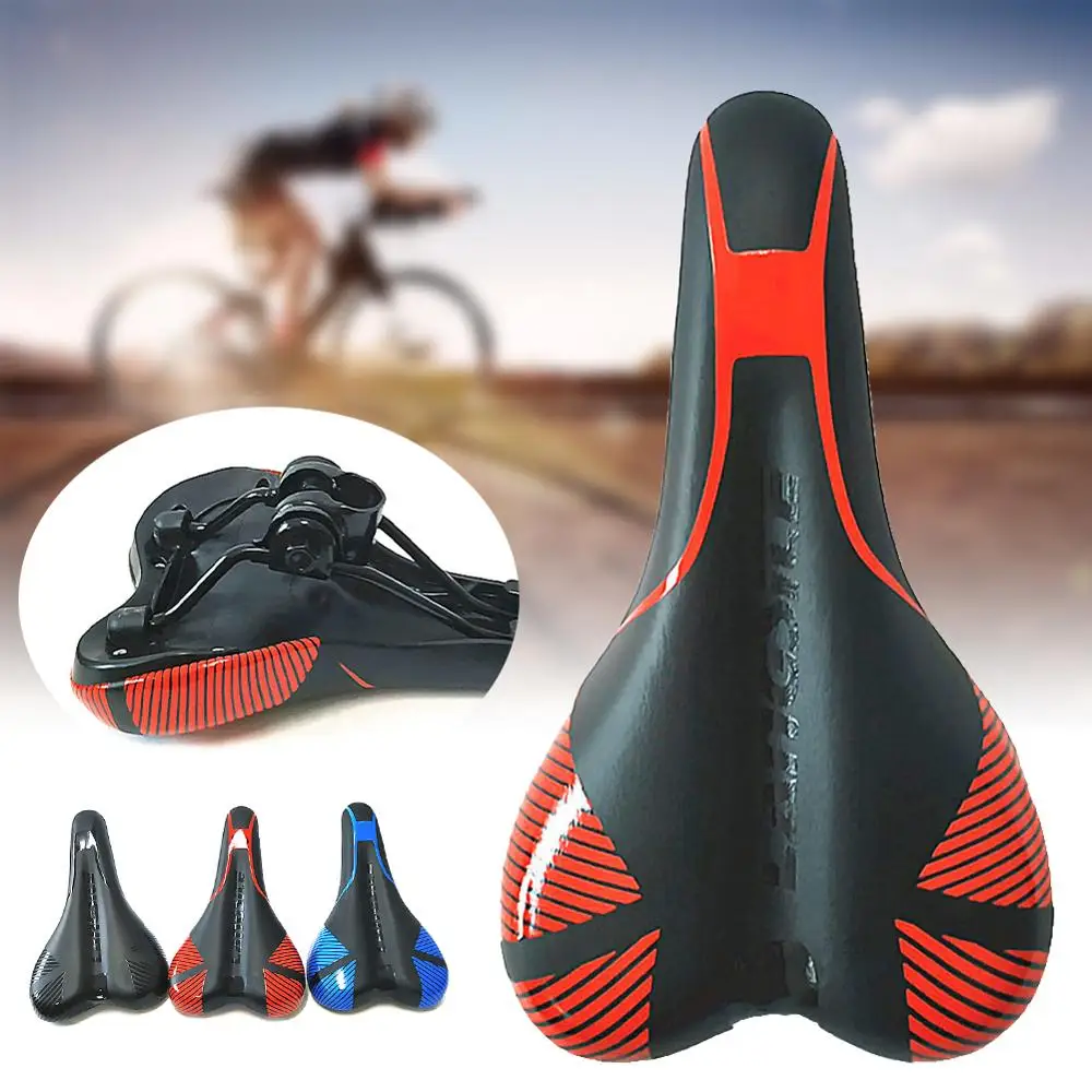

MTB Bike Bicycle Saddle Rail Breathable Absorption Rainproof Soft Casual Off-road Cycling Seat