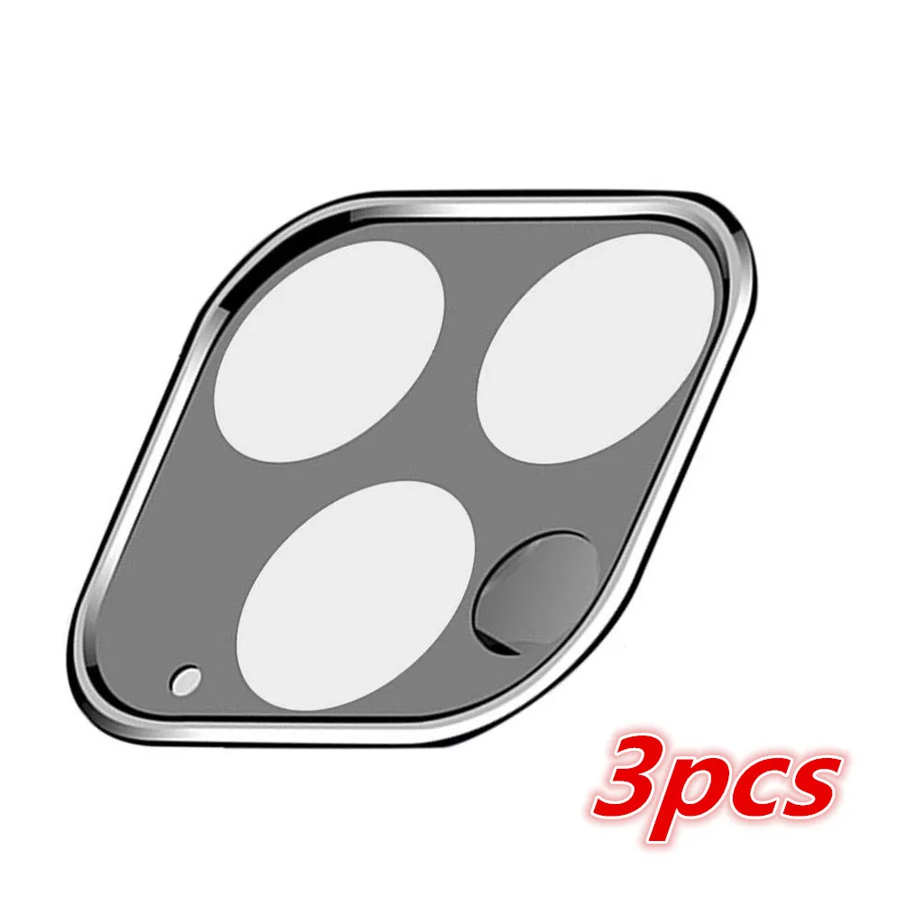 

Carprie 3 PCS Metal Tempered Glass Screen Rear Camera Lens Protector For iPhone 11/Pro/Pro Max Full Cover Protection 19Sep17