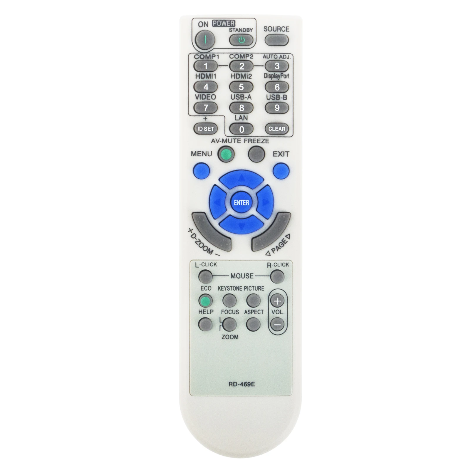 新しいRD-469E nec dlpプロジェクター用交換Np-m282x M362x M402h 
