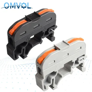 

PCT-211 Din Rail Wire Connector Compact Wiring Connector Quick Connecting