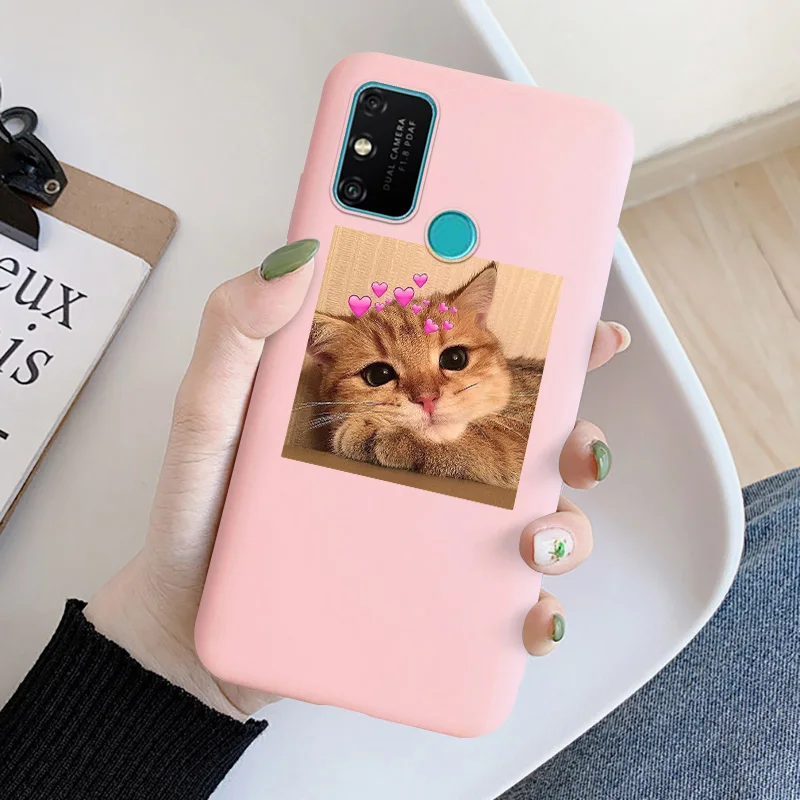For Huawei Honor 8S 8A 8C 8X 6X 6C 9A 9C 9S 9X Lite 7C 7A Pro Case Cute Cat Matte Candy Silicone Cover Honor V10 V20 V30 X10 V9 For Huawei Honor 8S 8A 8C 8X 6X 6C 9A 9C 9S 9X Lite 7C 7A Pro Case Cute Cat Matte Candy Silicone Cover Honor V10 V20 V30 X10 V9