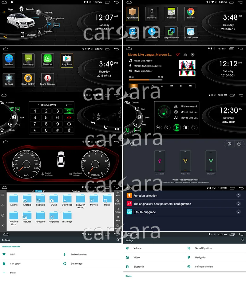 Best 2G RAM 32G ROM Android touch screen for right hand drive Audi Q5 2009-2017 10.25" monitor GPS Navi radio multimedia player 5