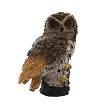 

LED Owl Shape Solar-Powered Waterproof Lawn Lamp LED Garden Lights Solar LED Panel Fake Owl Light Outdoor Garden Lighting