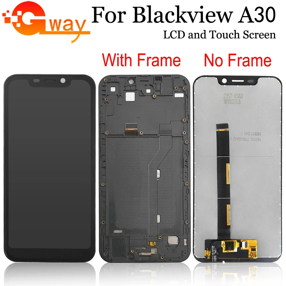 ЖК дисплей для Blackview A30 5 дюйма кодирующий преобразователь сенсорного экрана в