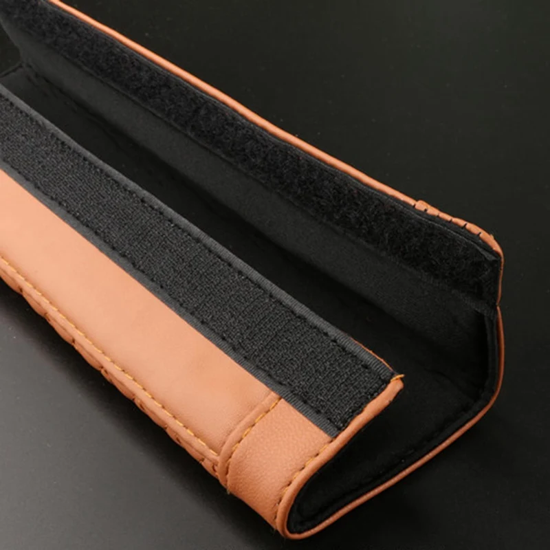 2Pcs/Lot Universal Car Seat Belts Covers Leather Auto Padding Seat Belt Car-Covers Cars Interior Accessories