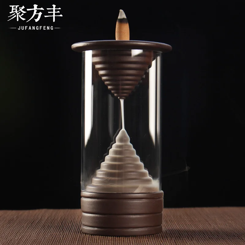Encens Decoracion Hogar держатель для духовки, песочные часы, акриловая вытяжка для дома, сандаловое дерево, алоэ, Jufangfeng, Прямая поставка с фабрики
