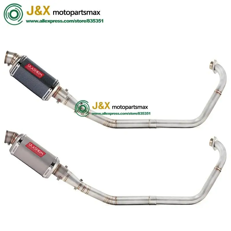 Полная выхлопная система мотоцикла Escape slip on для yamaha YZF R15 MT15 MT-15 2008- средняя труба глушителя DB-Killer