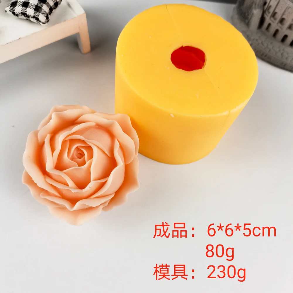 Hc0208 Przy Flower Molds Dahlia Flowers Soap Molds Gypsum