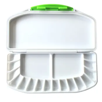 

Art Supplies Exquisite Durable Home Palette Artist Painting Watercolor Discs Tray ABS Easy To Clean Mixing Drawing Oil