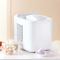 Ice cream machine household ice cream machine small automatic refrigeration ice cream machine children mini fruit ice cream 1