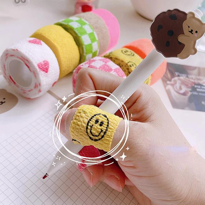 

Writing Finger Bandage Self-adhesive Wrap Finger Joint Protective Sleeve Anti-wear and Anti-cocoon Elasti Hand Finger Protection