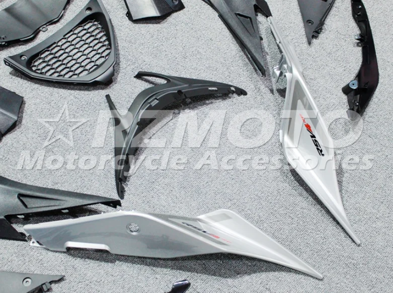 Литьевая форма, набор обтекателей ABS, подходит для Aprilia RSV4 1000 2009- 09 10 11 12 13 14, на заказ,, красный, серебристый