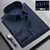 Men Shirt Male Dress Shirts Striped Men's Casual Long Sleeve Business Formal Plaid Shirt camisa social 9