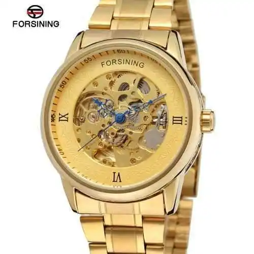 

Winner forsining Fully Automatic A694 Hollow out Analog Watch Steel Watch