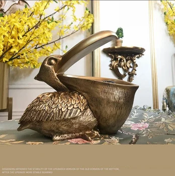 

Nordic Jewelry Key Storage Resin Big Bird Crafts Decoration Bedroom Livingroom Entrance Office Table Toucan Ornament Decoration