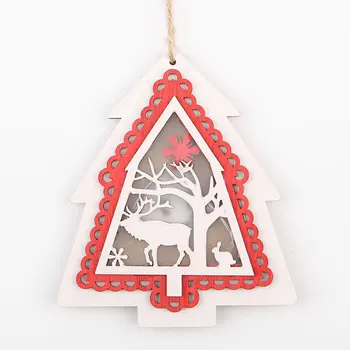 

Christmas LED Light with Wood Reindeer Ornaments from Original Design Manufacturer Bulk Order Wholesale LED Decor for Garden