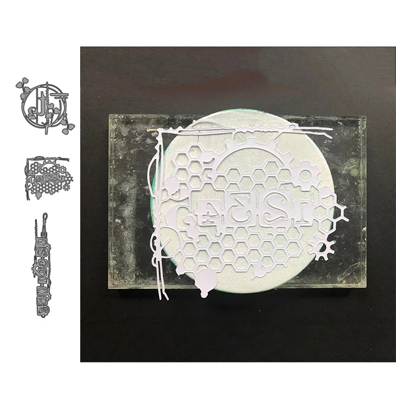 JC Трафаретный вырубной штамп номера спасательный круг Скрапбукинг Работа