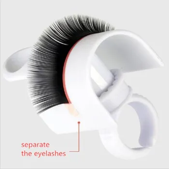 

10 sets U Shape Eyelash Extension Separator Grafting Eyelashes Glue Holder Rings Pallet Adhesive Makeup Eye Lash Extensions Tool