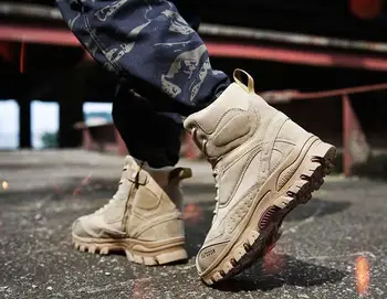 

Special forces men's shoes high boots autumn and winter 2019 outdoor tactical boots training military boots men