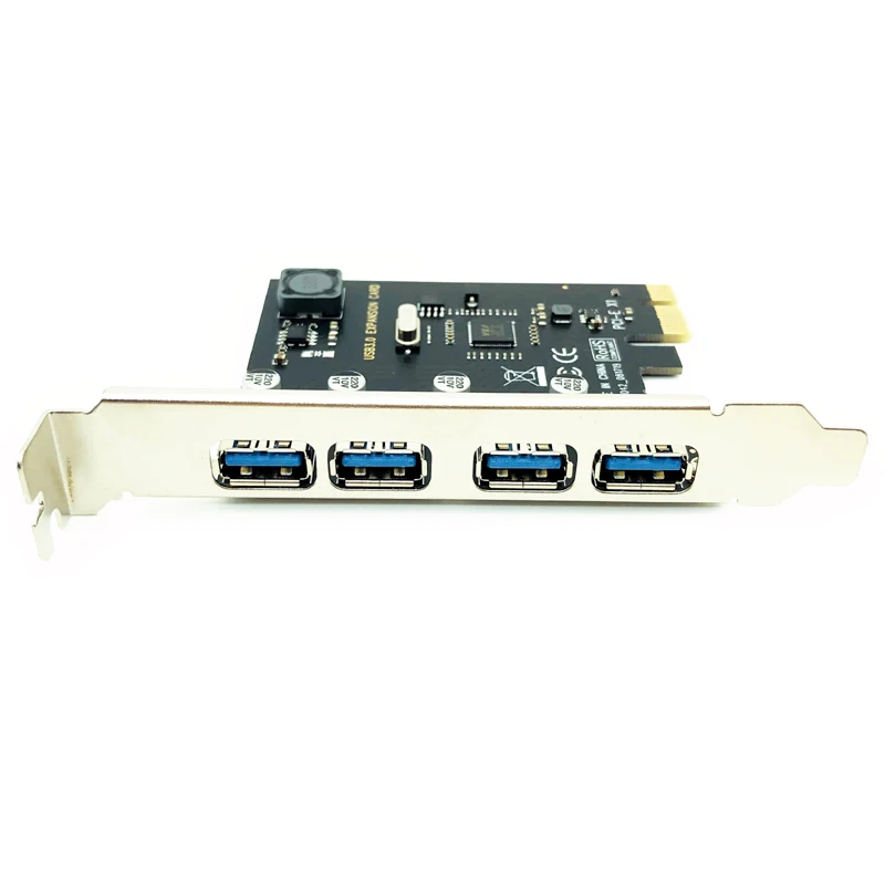 4 Port USB 3.0 PCI-E Expansion Card PCI Express PCIe USB 3.0 HUB Adapter 4-Port USB3.0 Controller USB 3 0 PCI e PCIe Express 1X