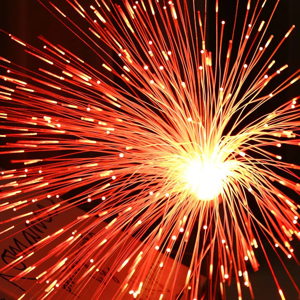 LED Romantic RGB Color Change LED Fiber Lantern Light Holiday Wedding Battery Powered Valentine Party Decorative Light Beam 11