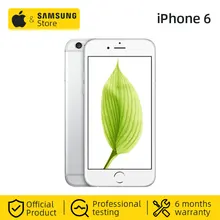 Разблокированный Apple iPhone 6, отпечаток пальца, 128 Гб ПЗУ, 4,7 дюймов, IOS, двухъядерный, 1,4 ГГц, 8,0 МП камера, 3g, WCDMA, 4G, LTE, мобильный телефон