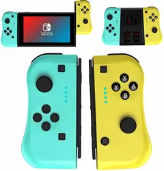JAMSWALLL&JAMSWALL Joy Con Controller Compatible for Nintendo Switch, Wireless Controllers Compatible for Switch Lite, JAMSWALLL&JAMSWALL Joy Con Controller Compatible for Nintendo Switch, Wireless Controllers Compatible for Switch Lite,