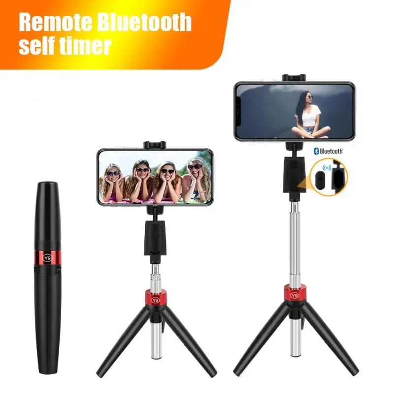 Palo de selfi inalámbrico 3 en 1 con Bluetooth, monopié extensible plegable con soporte para teléfono remoto, para teléfono inteligente Ios Andrond
