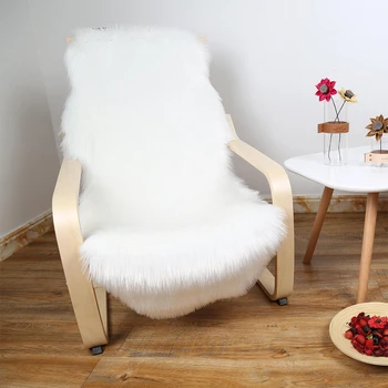 

Soft Sheepskin Rug Carpet Indoor Modern Silky Fur Rugs Living Room Bedroom Decor Winter Warm Floor Mat Children Rug Carpets