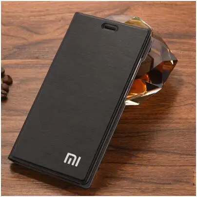 Xiaomi RedMi 4 4 pro 4A 4X3 3S 3X S подставка откидной Чехол из ПУ кожаный чехол Xiaomi RedMi 4pro Pro Prime жесткий чехол - Цвет: black